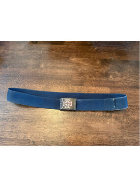 Men's Independent Skateboarding Belt One Size Blue and White